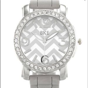 Buckle Rhinestone Watch with Rubber band